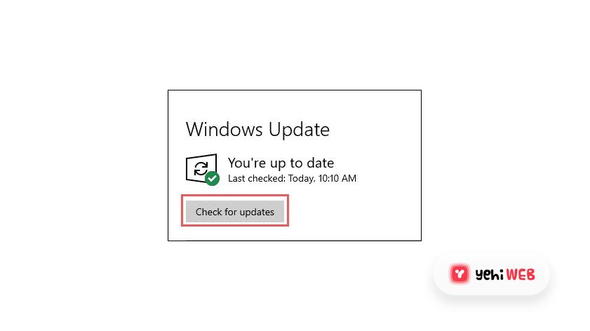 Windows Update Blue Screen Of Death BSOD - Yehiweb