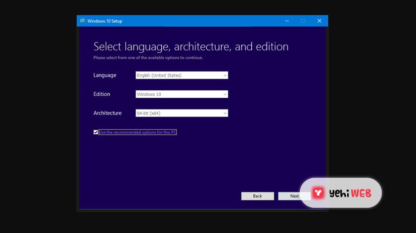 Select Language For Installation Windows 10 Yehiweb