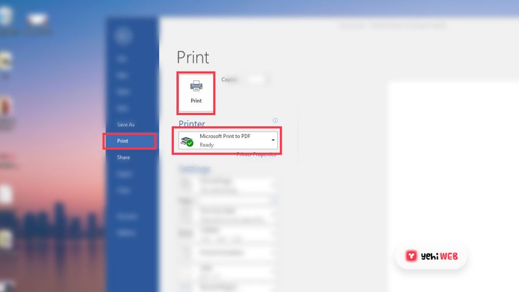 Microsoft Publisher Print Setting - Yehiweb