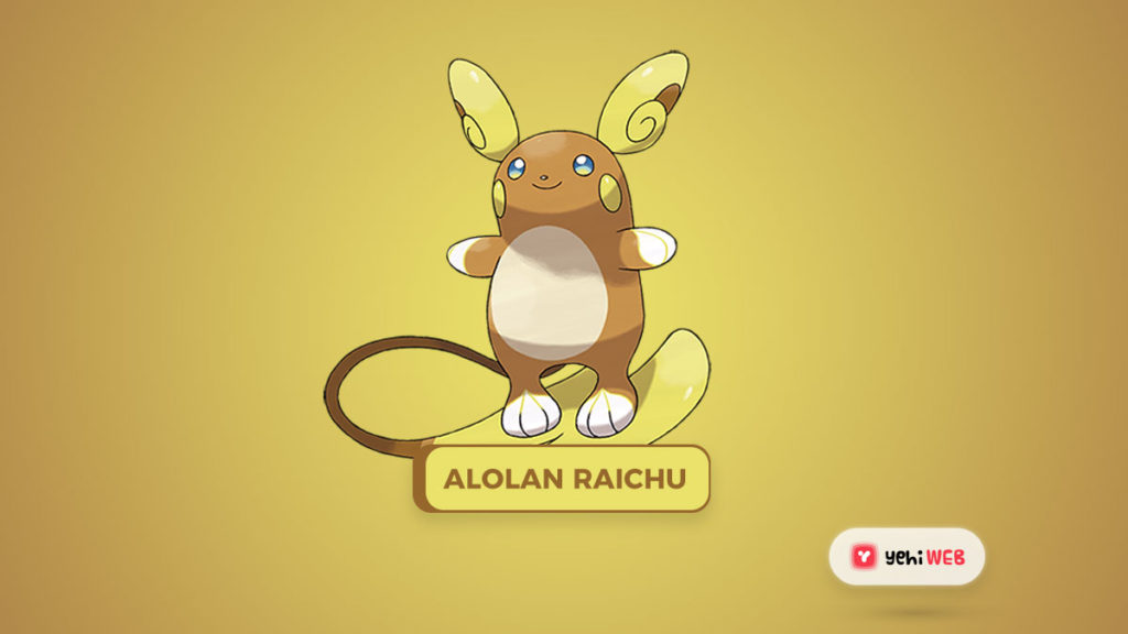 Alolan Raichu Pokémon 10 Electric Dual-Type Pokémon to Try Yehiweb