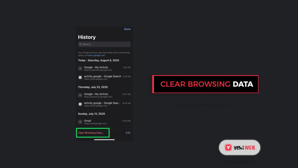 clear browsing data iphone yehiweb