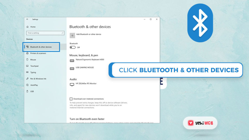 click bluetooth devices yehiweb