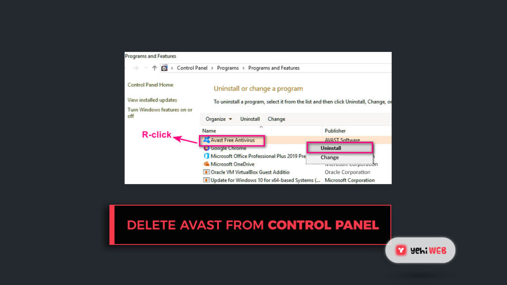 netflix error uninstall avast antivirus from control panel yehiweb