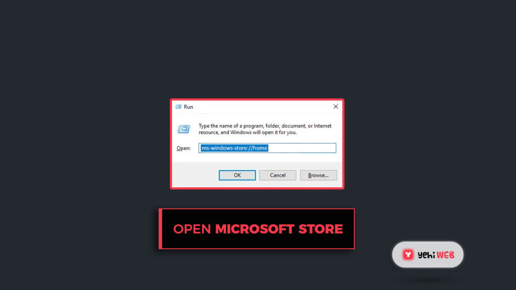 open microsoft command yehiweb netflix error