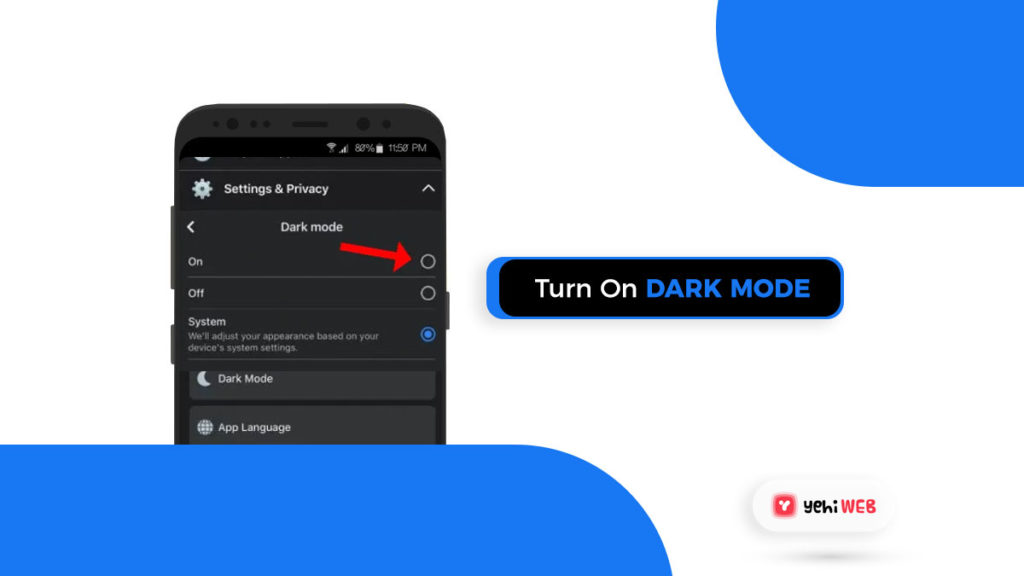 turn on dark mode android facebook yehiweb