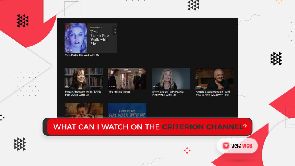 What Can I Watch on The Criterion Channel Yehiweb