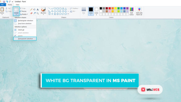 make image background transparent white background transparent in ms paint yehiweb