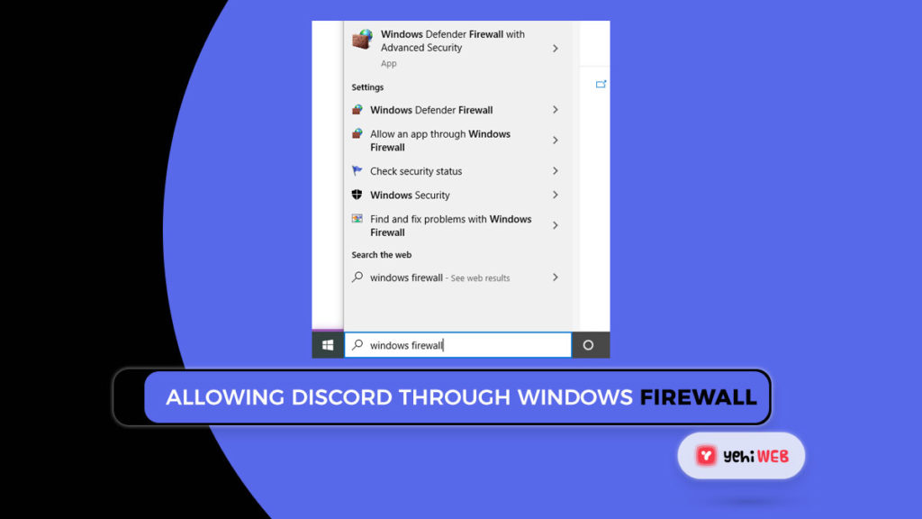 Allowing Discord through Windows firewall Yehiweb