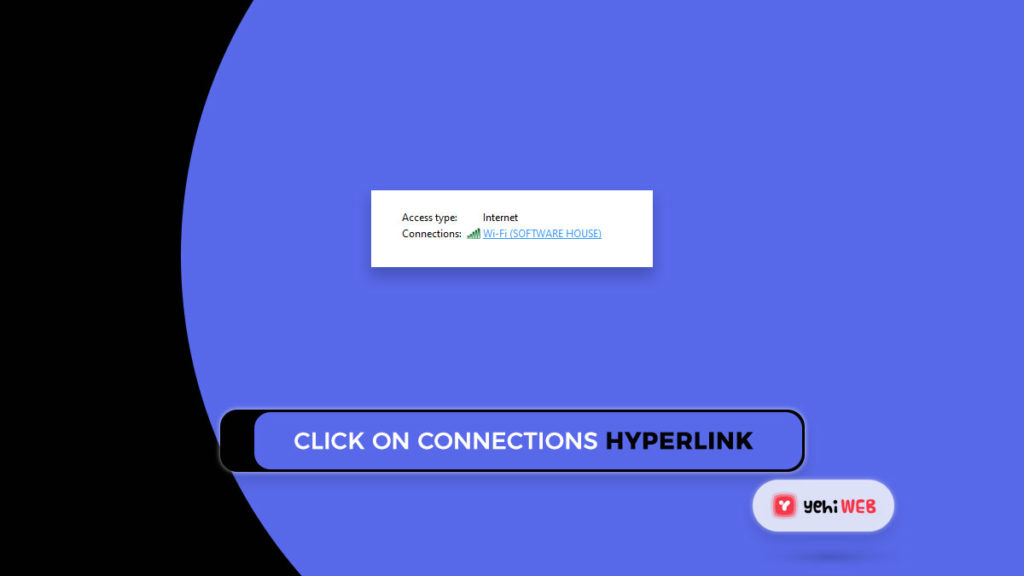 Click on Connections hyperlink Yehiweb discord rtc connecting
