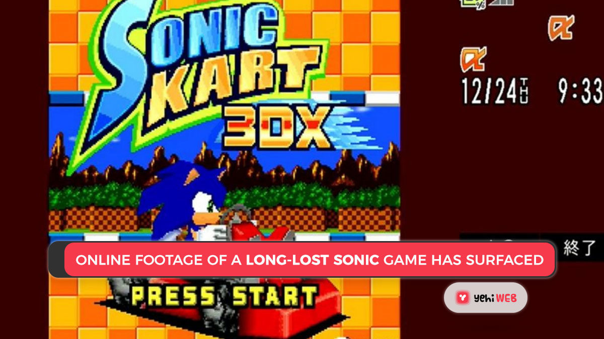 Online footage of a long-lost Sonic game has surfaced