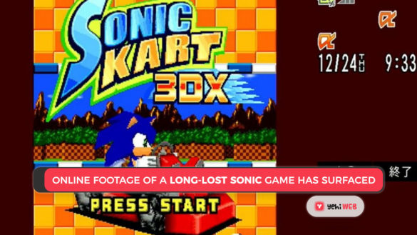 Online footage of a long-lost Sonic game has surfaced Yehiweb