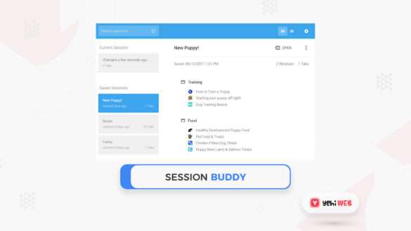 Session Buddy google chrome extension yehiweb