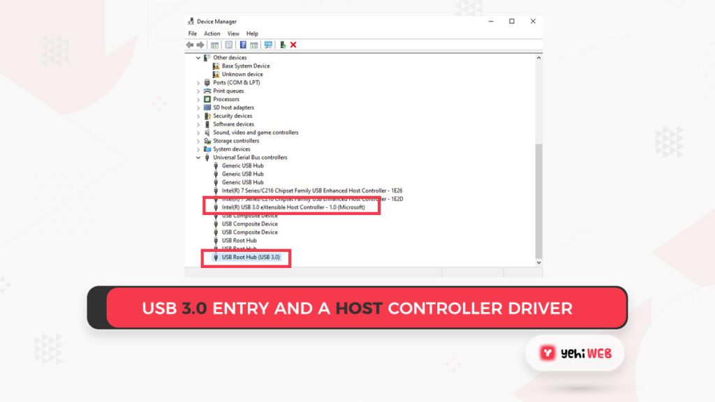 USB 3.0 entry and a host Controller driver Yehiweb