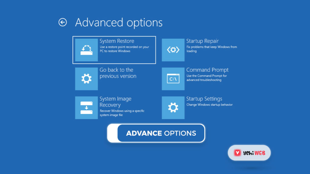 advance options yehiweb