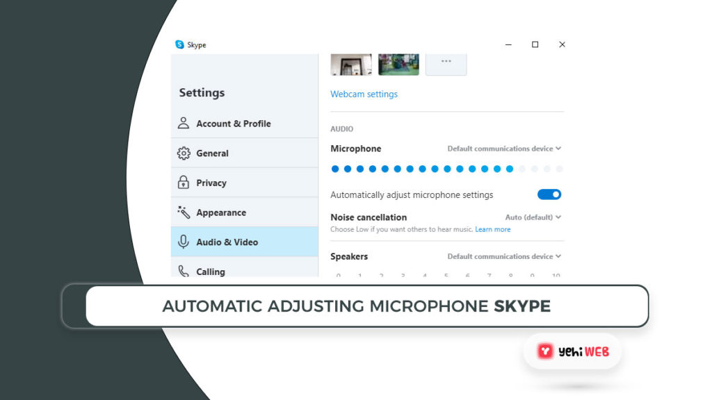 automatic adjusting microphone skype yehiweb