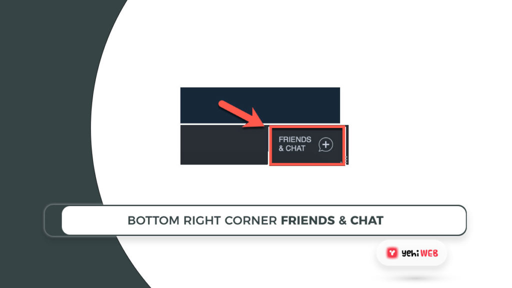 bottom right corner friends and chat button steam yehiweb