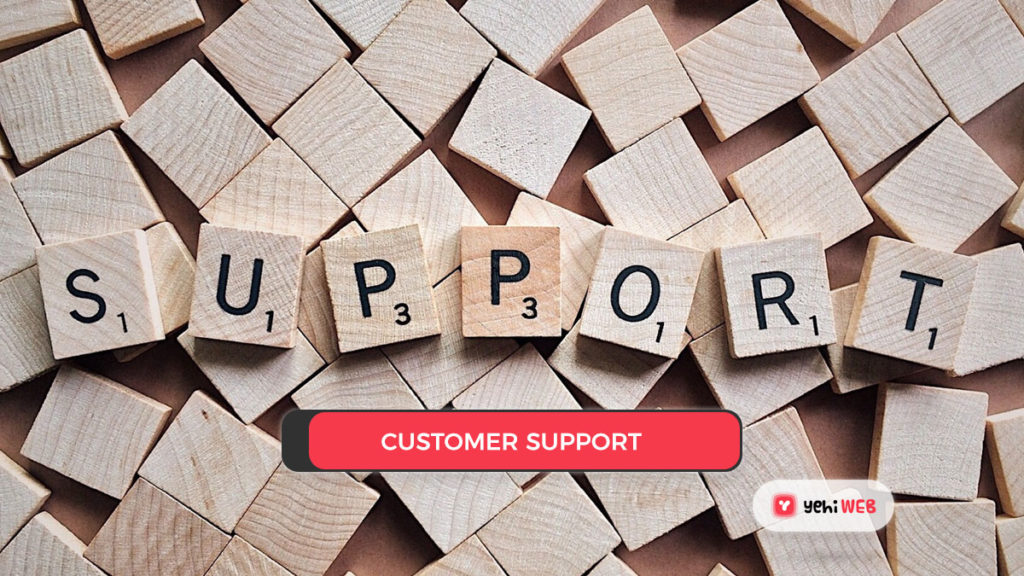 customer support yehiweb