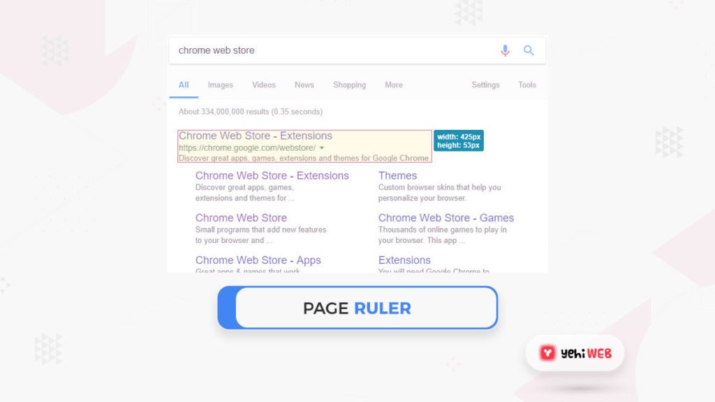 page rulers google chrome extension yehiweb