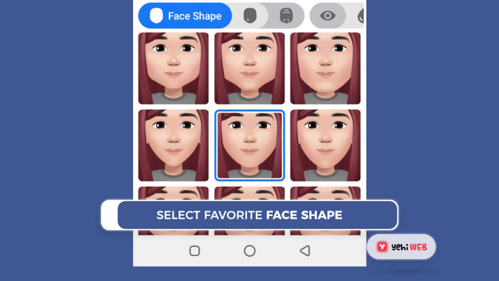 select favorite face shape facebook yehiweb