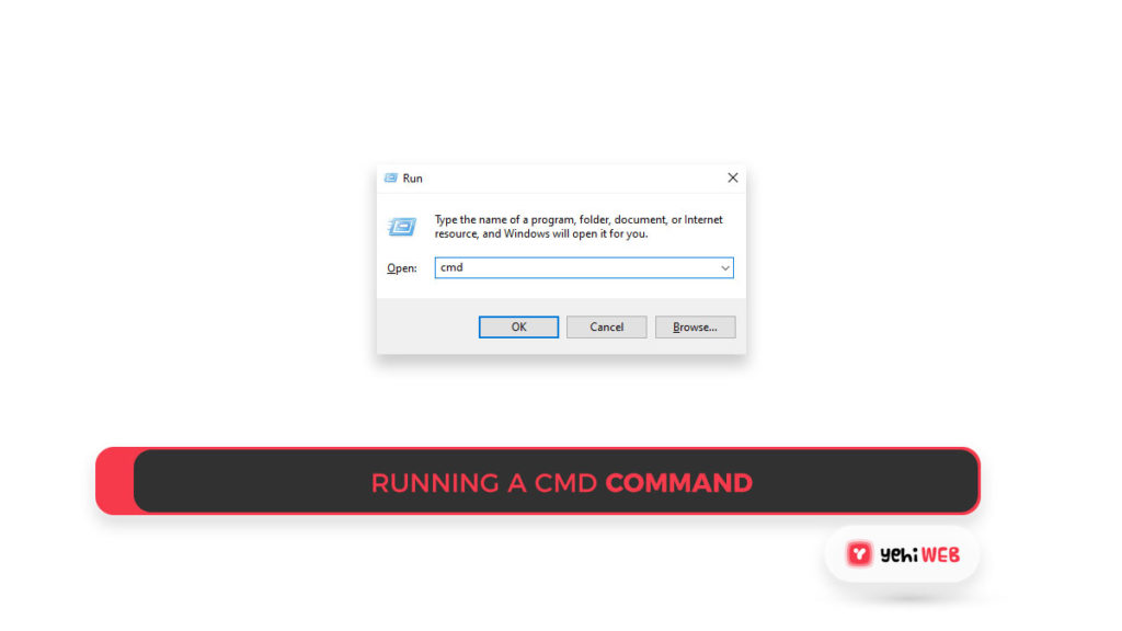 Running a CMD command Yehiweb