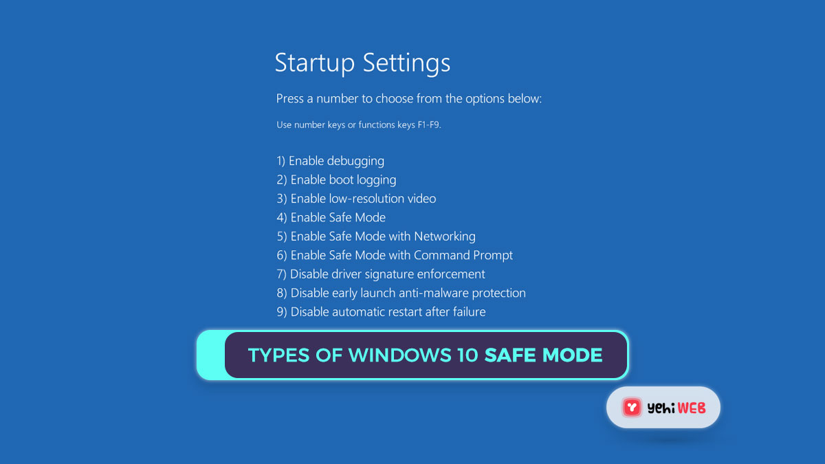 How To Boot Windows 10 In Safe Mode Ultimate Guide Yehi Web 8037