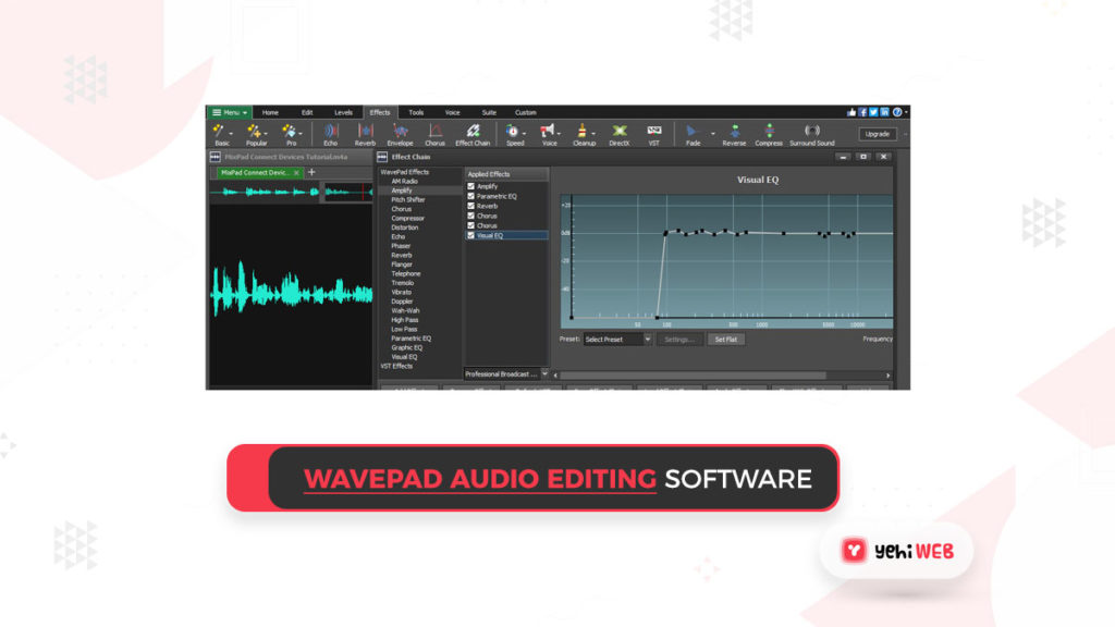 WavePad Audio Editing software Yehiweb