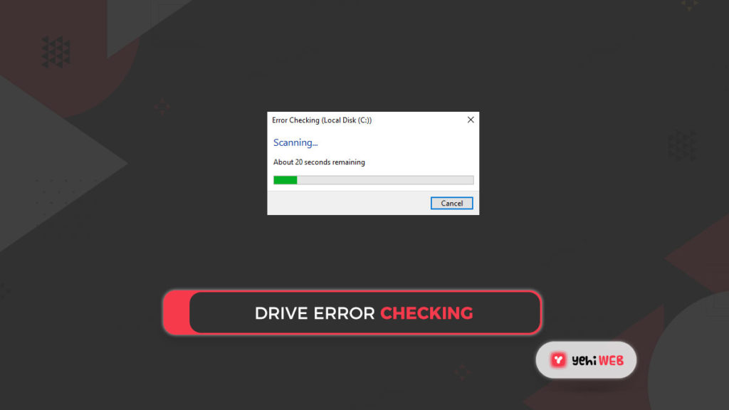 drive error checking yehiweb