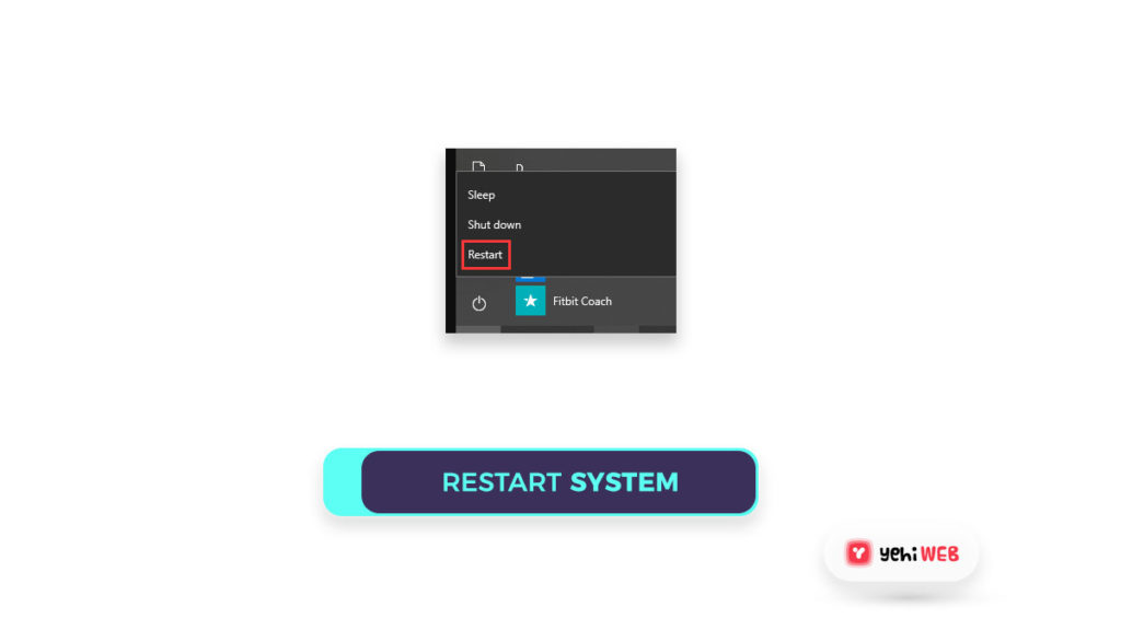 restart system yehiweb