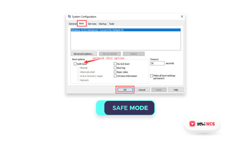 safemode yehiweb