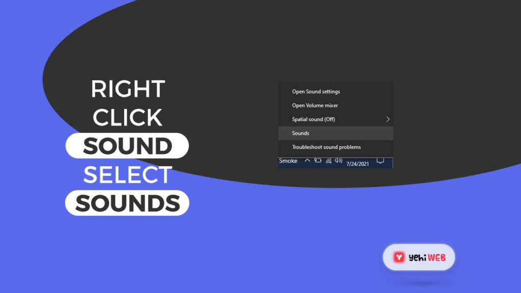 right click sounds and select sounds yehiweb