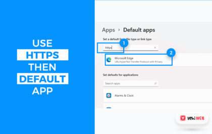 use https then default app yehiweb