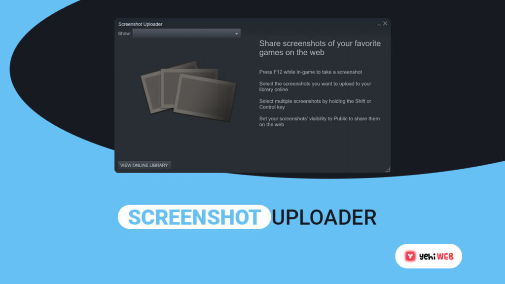 screen shot uploader yehiweb