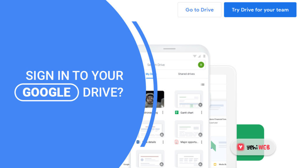 sign in to your google drive yehiweb