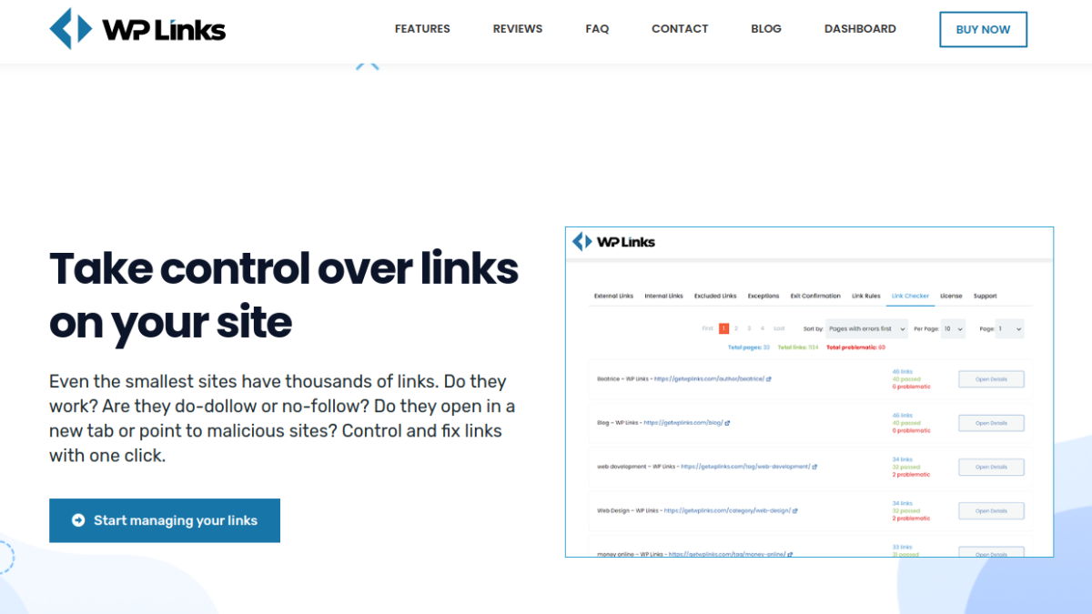 How to modify external links in WordPress